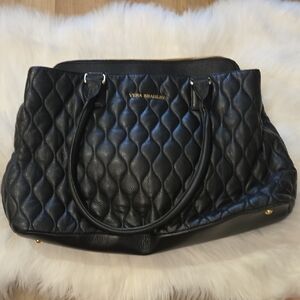 Vera Bradley Black Quilted Tote Bag